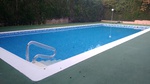 reparación piscina con pvc imitacion gresite